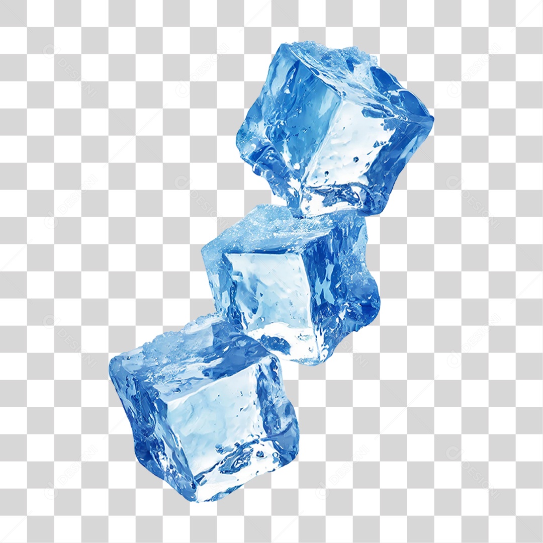 Cubo de Gelos PNG Transparente