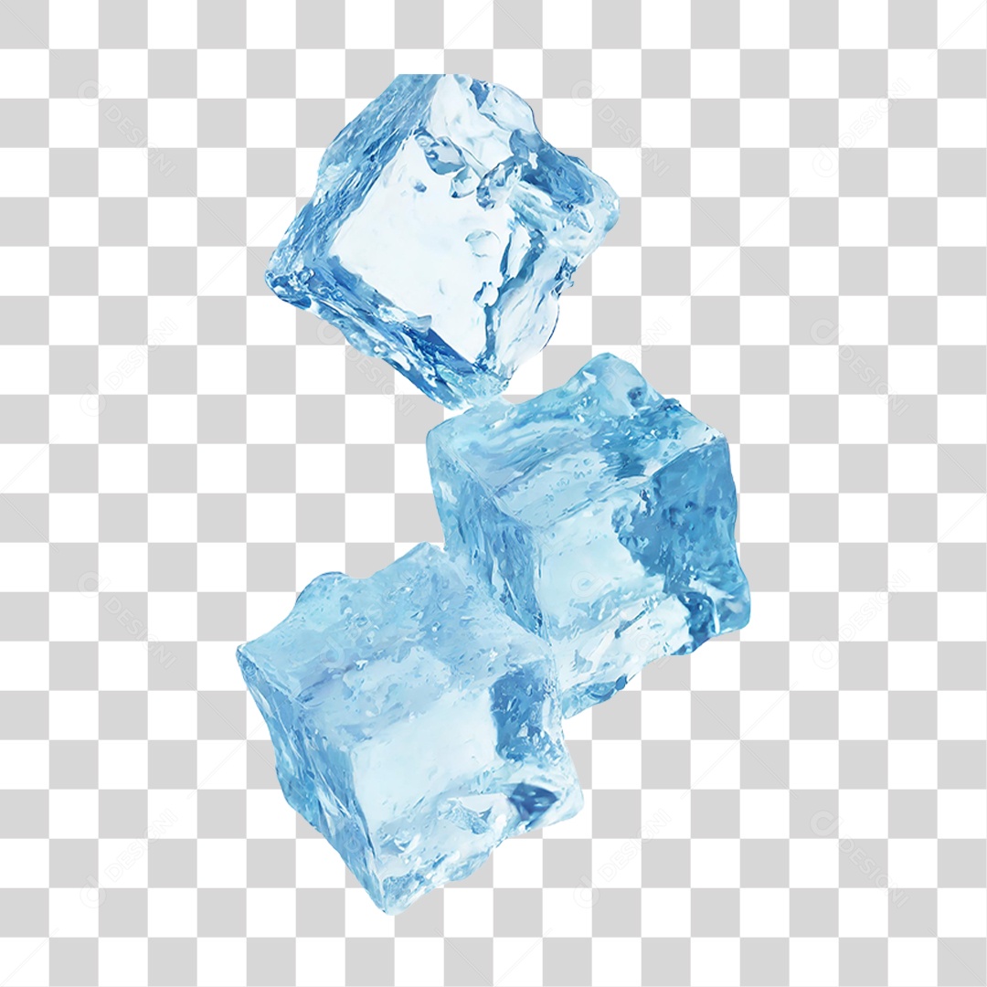 Cubo de Gelos PNG Transparente