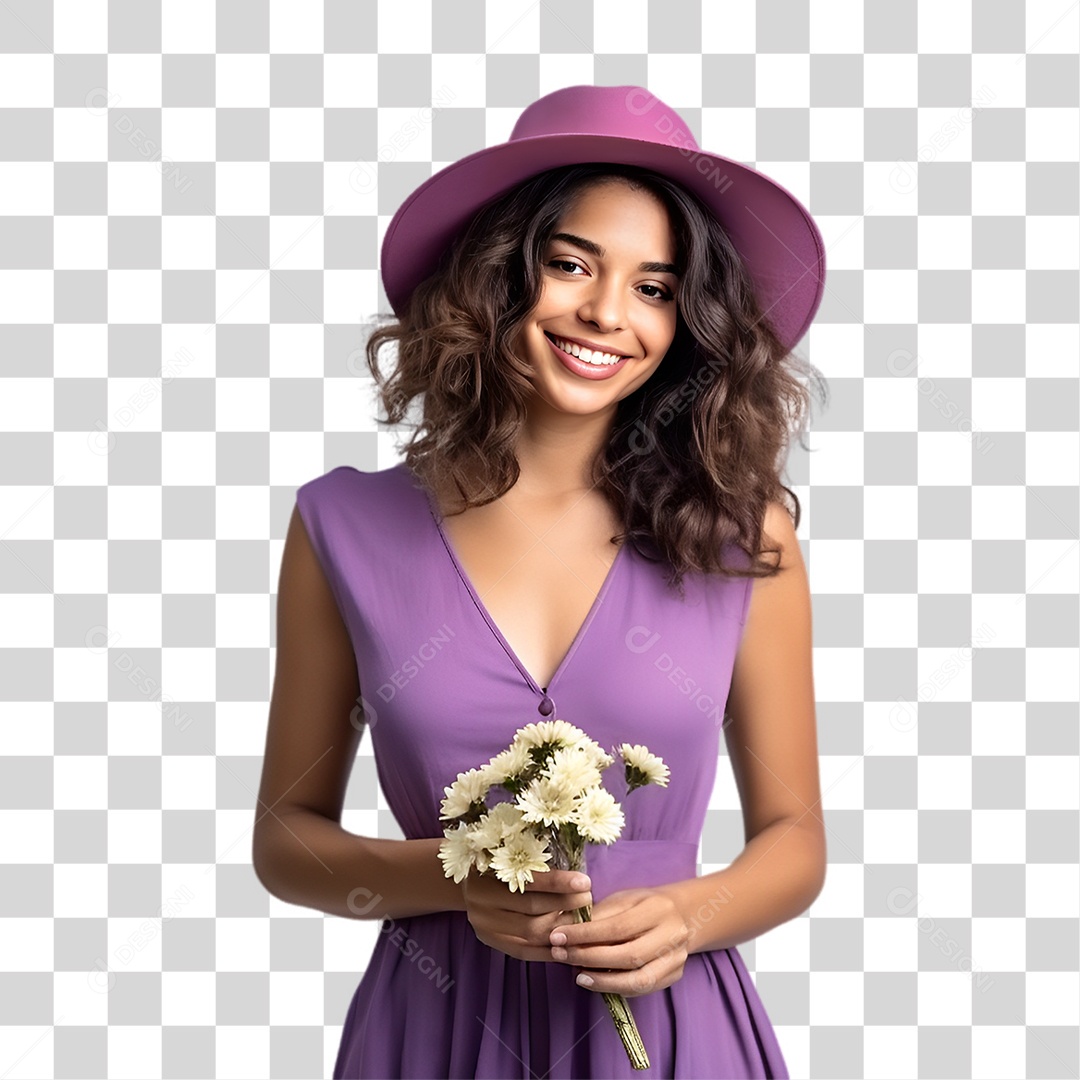 Dia Internacional da Mulher PNG Transparente