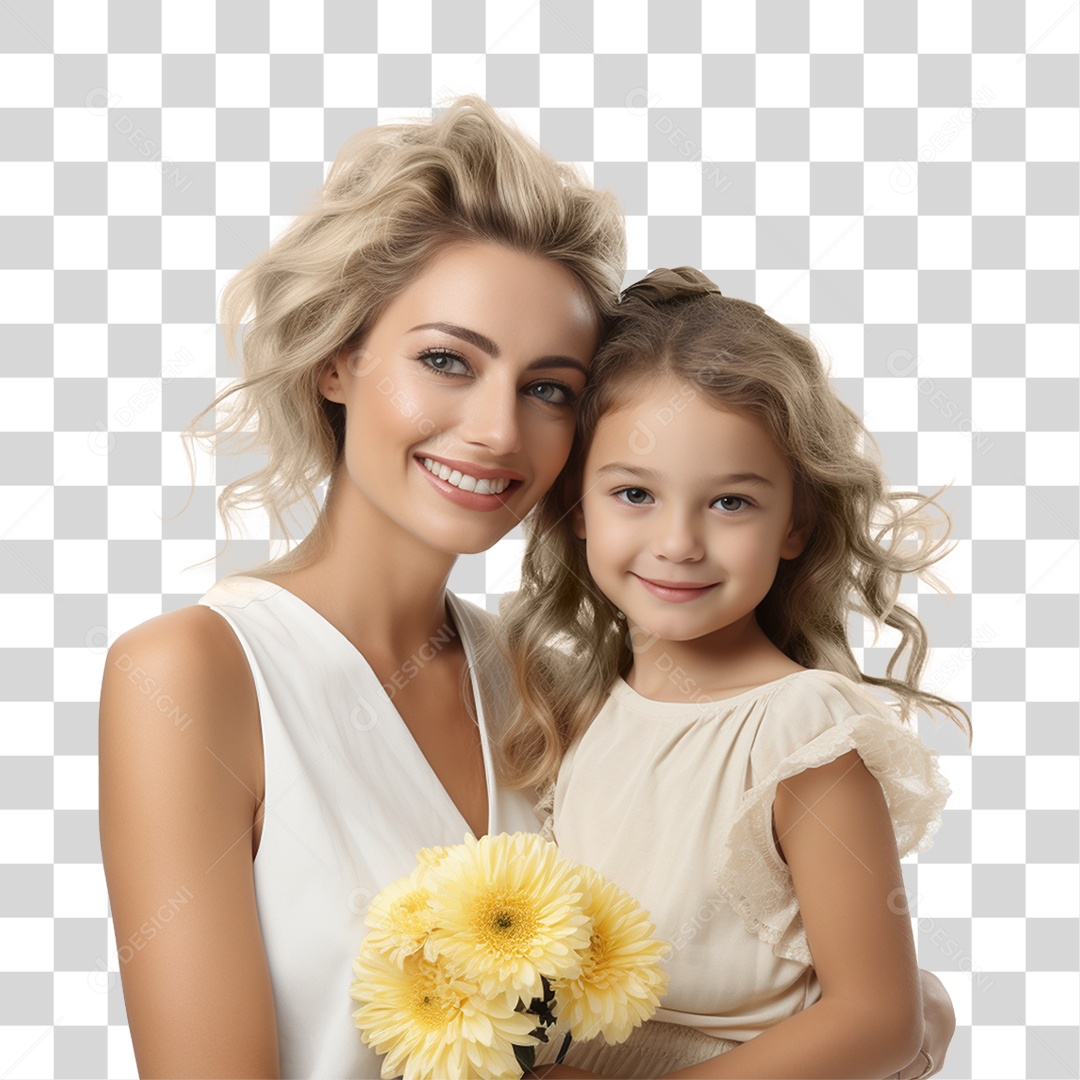 Família Mãe e Filha PNG Transparente