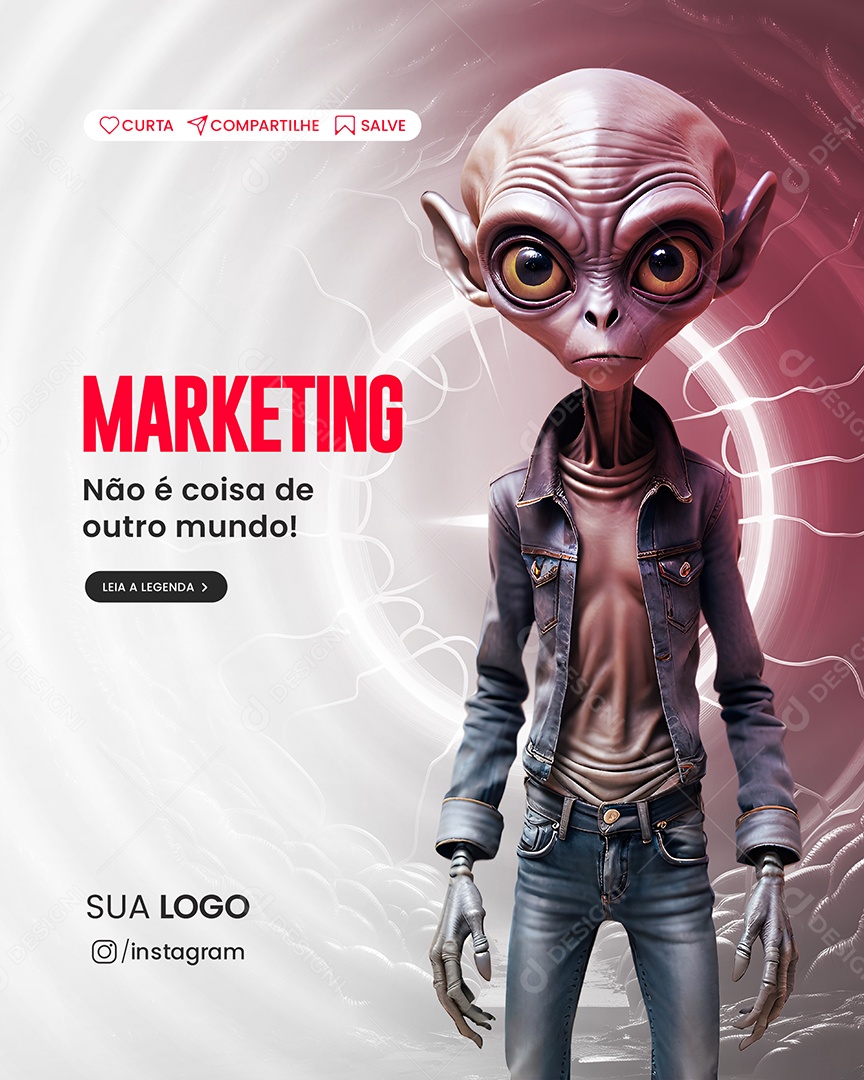 Social Media Marketing Não é Coisa De Outro Mundo PSD Editável