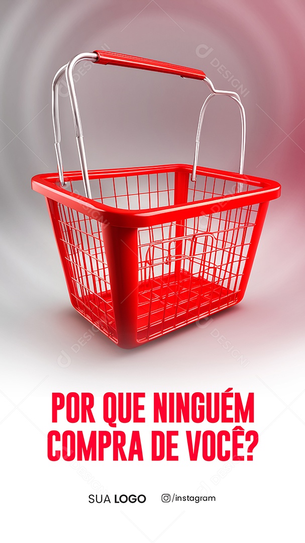 Story Por Que Ninguém Compra De Você Marketing Social Media PSD Editável