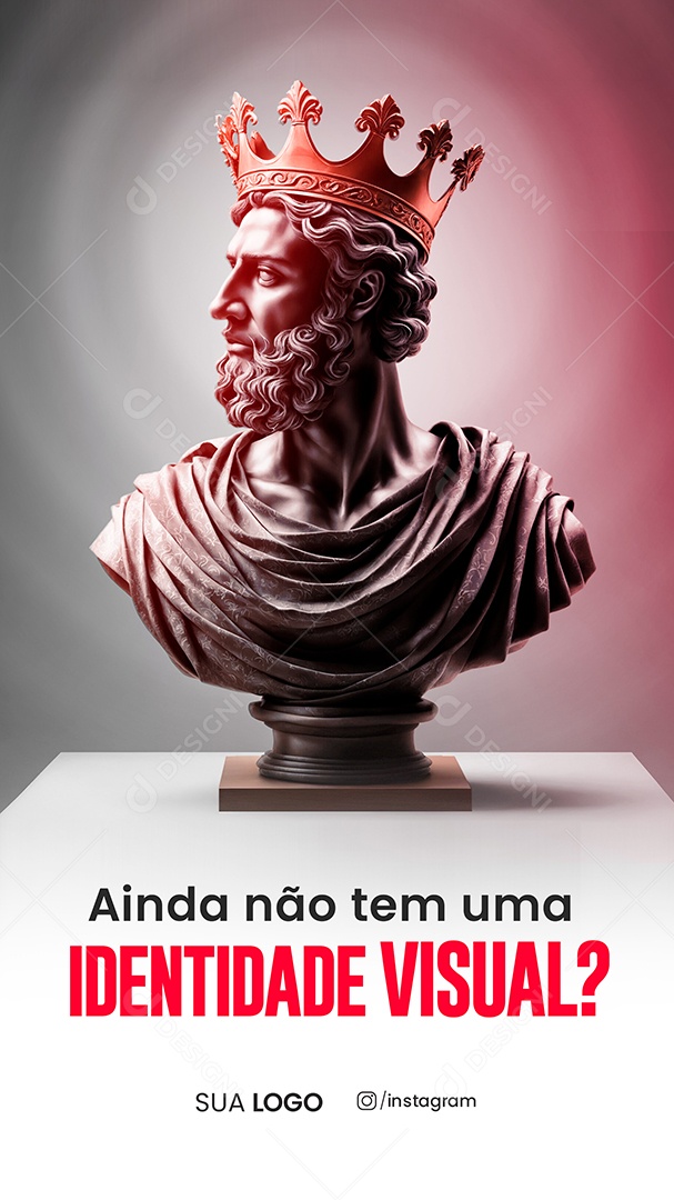 Story Ainda Não Tem Uma Identidade Visual Marketing Social Media PSD Editável