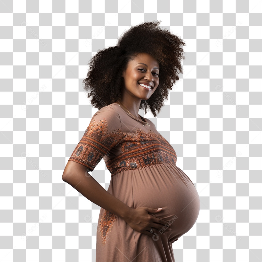 Mulher Gravida Gestante PNG Transparente