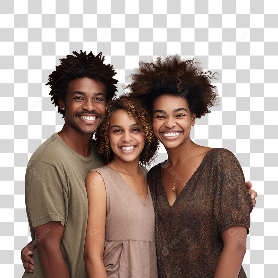 Família Mãe e Filhos PNG Transparente