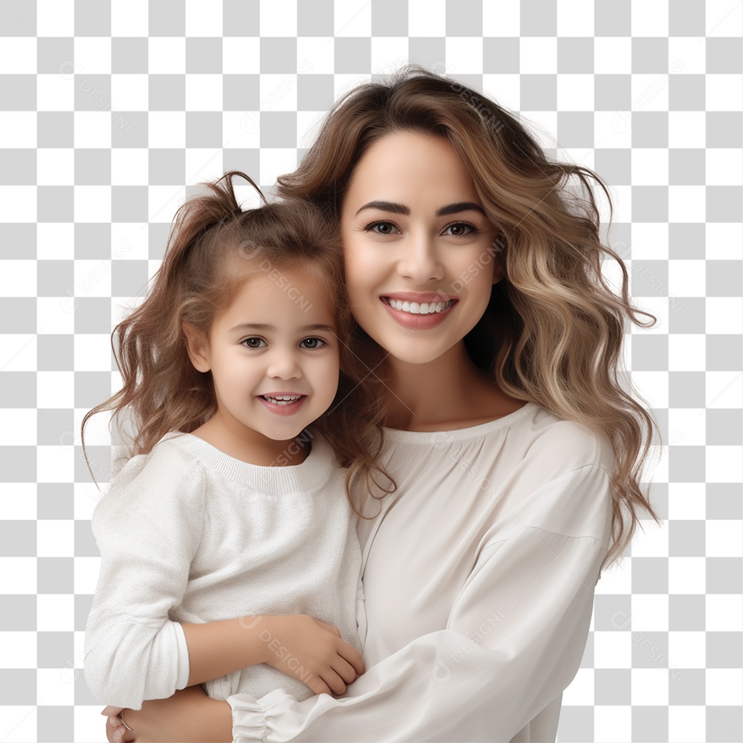 Família Mãe e Filha PNG Transparente
