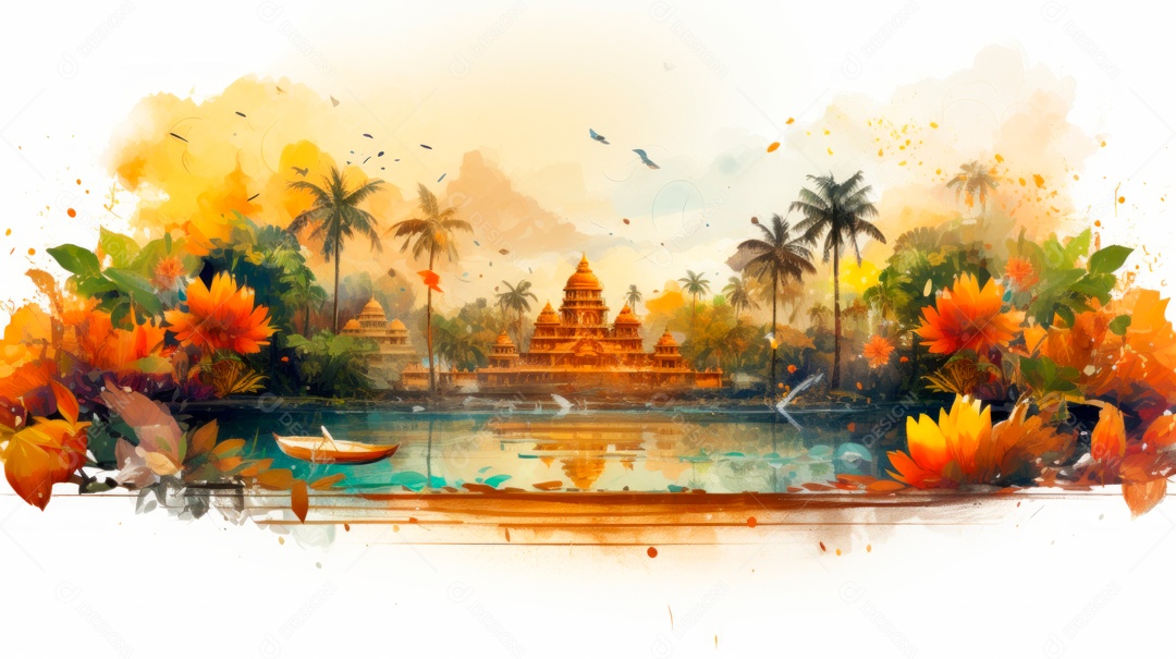 Onam é um festival anual.