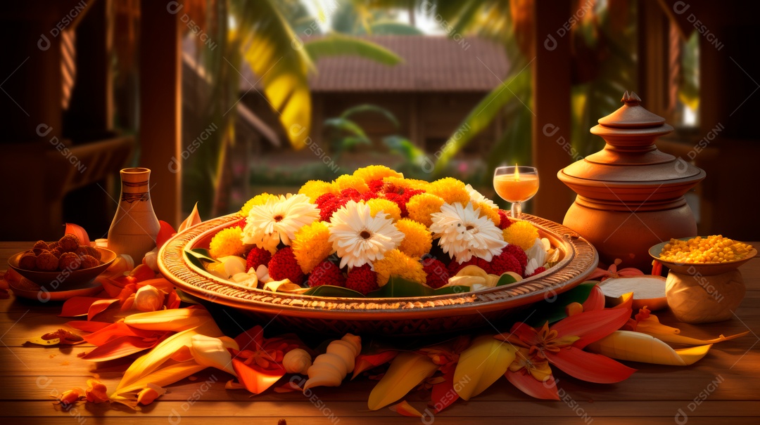 Onam é um festival anual.