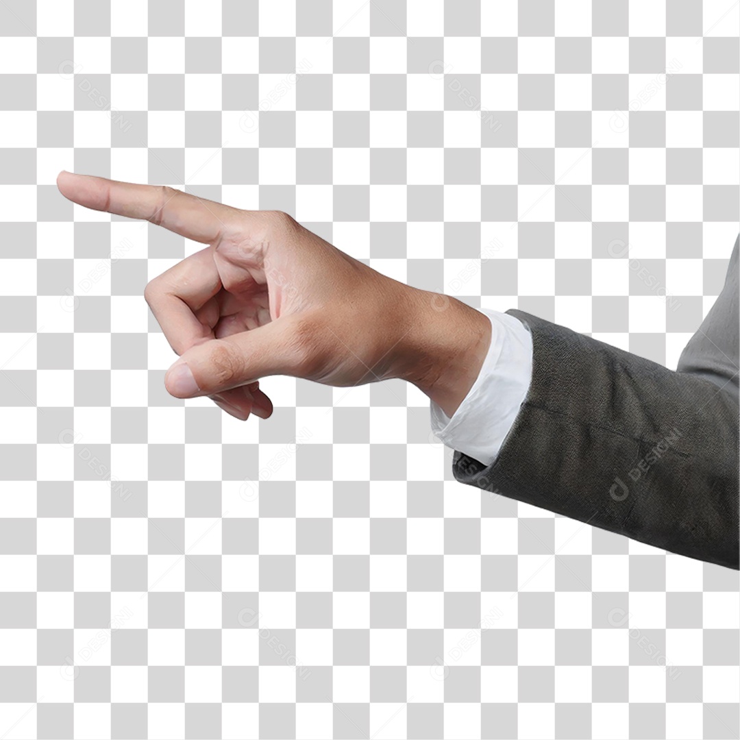 Mão Apontando Dedo PNG Transparente
