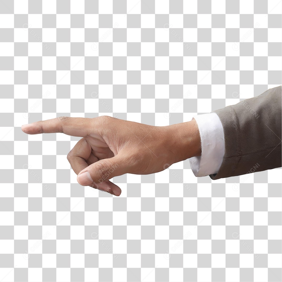 Mão Apontando Dedo PNG Transparente