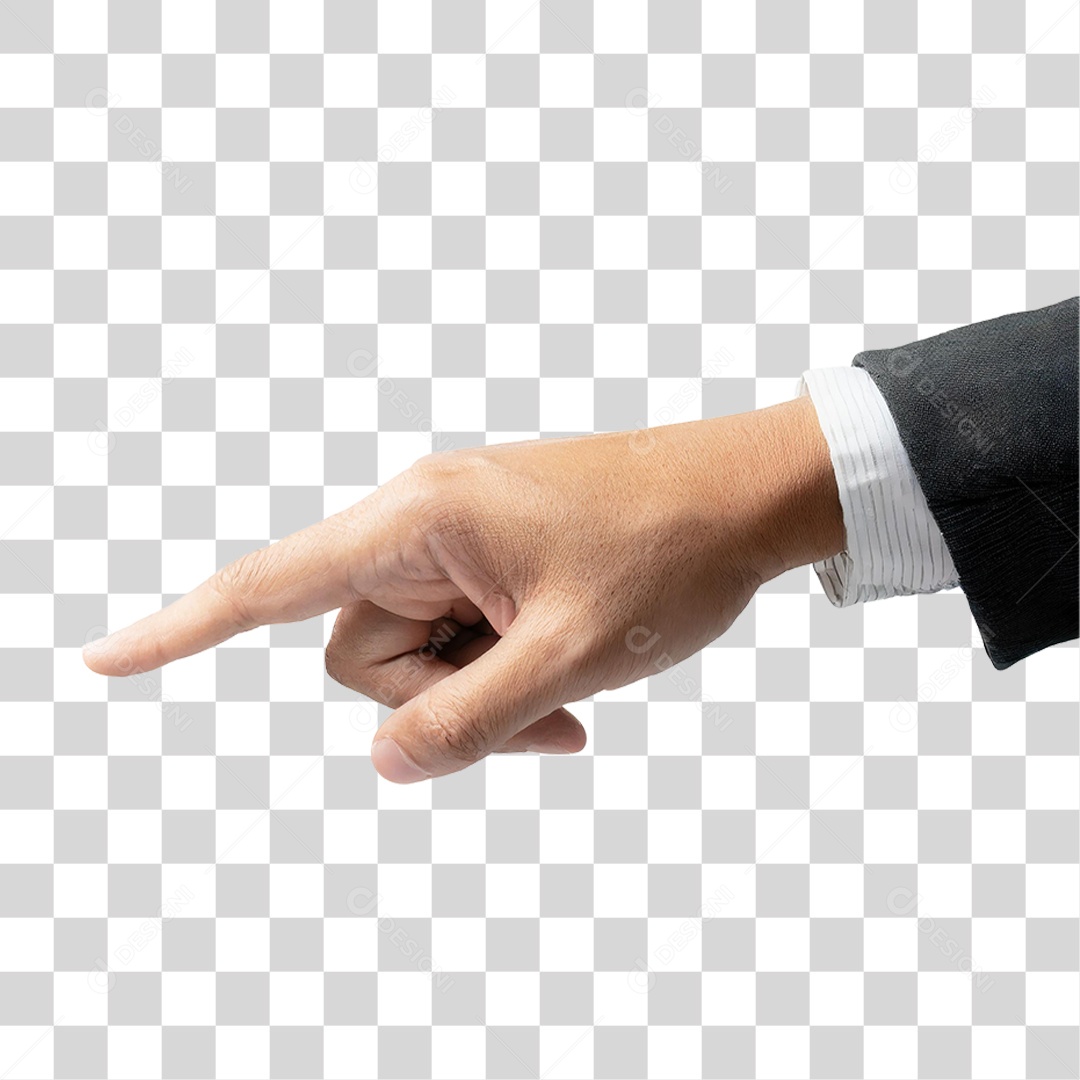 Mão Apontando Dedo PNG Transparente