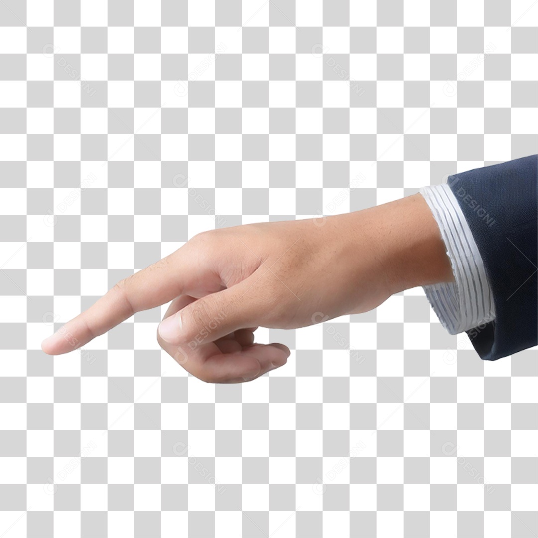 Mão Apontando Dedo PNG Transparente