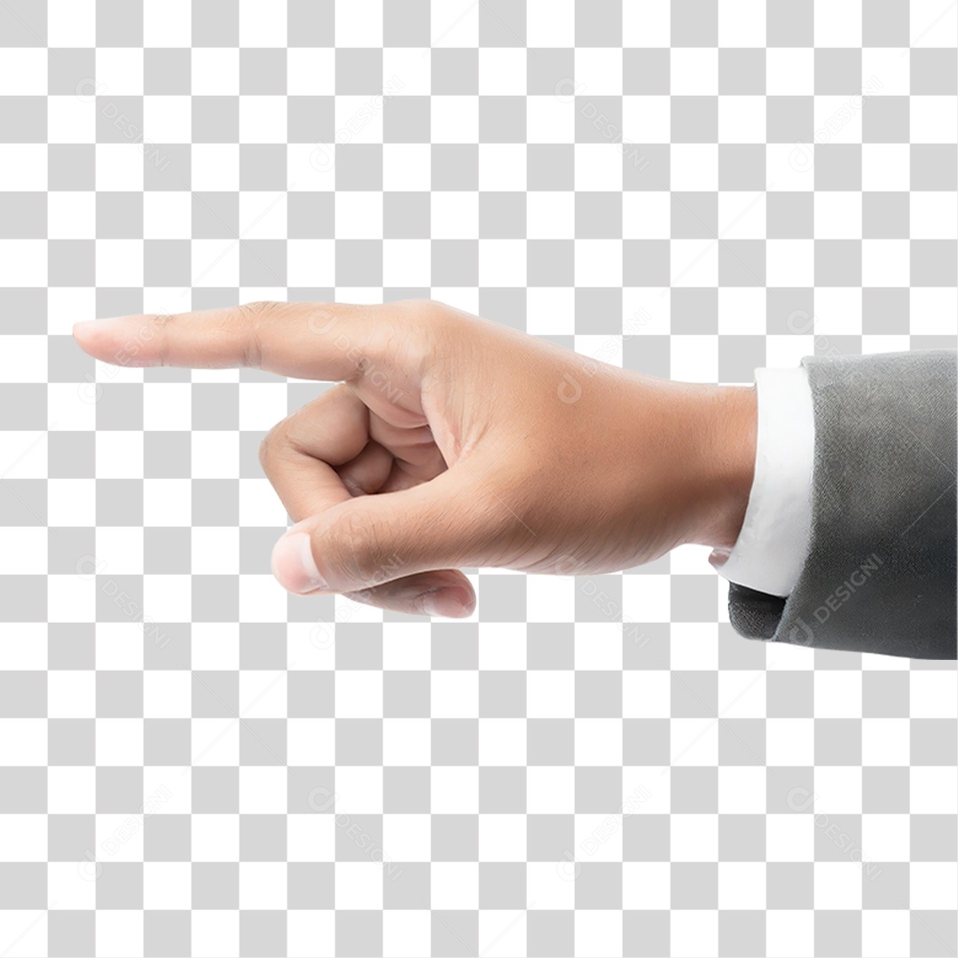 Mão Apontando Dedo PNG Transparente