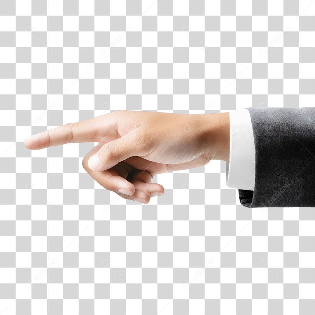Mão Apontando Dedo PNG Transparente