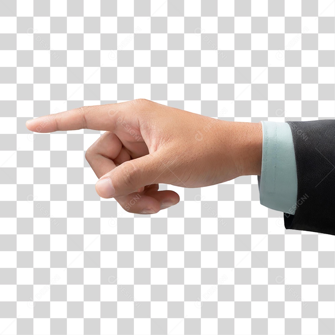 Mão Apontando Dedo PNG Transparente
