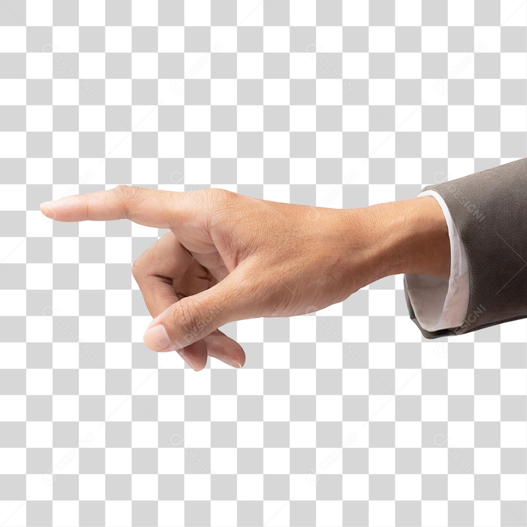 Mão Apontando Dedo PNG Transparente