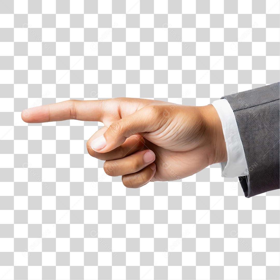 Mão Apontando Dedo PNG Transparente