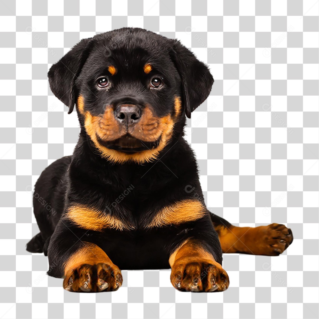 Filhote de Rottweiler PNG Transparente