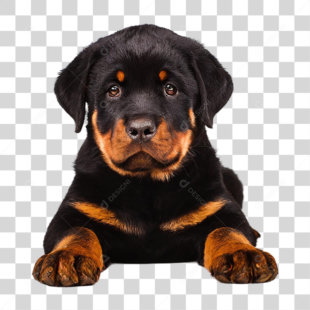 Filhote de Rottweiler PNG Transparente
