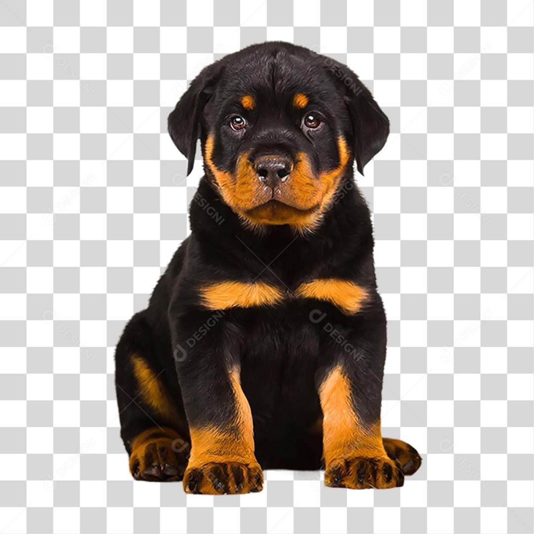 Filhote de Rottweiler PNG Transparente