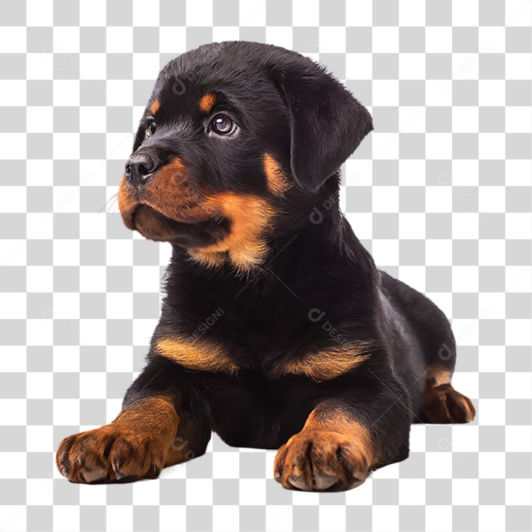 Filhote de Rottweiler PNG Transparente