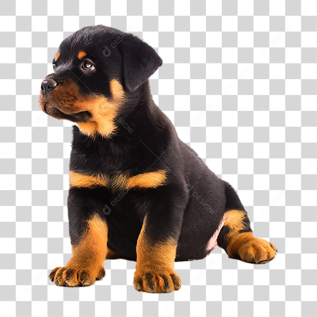 Filhote de Rottweiler PNG Transparente