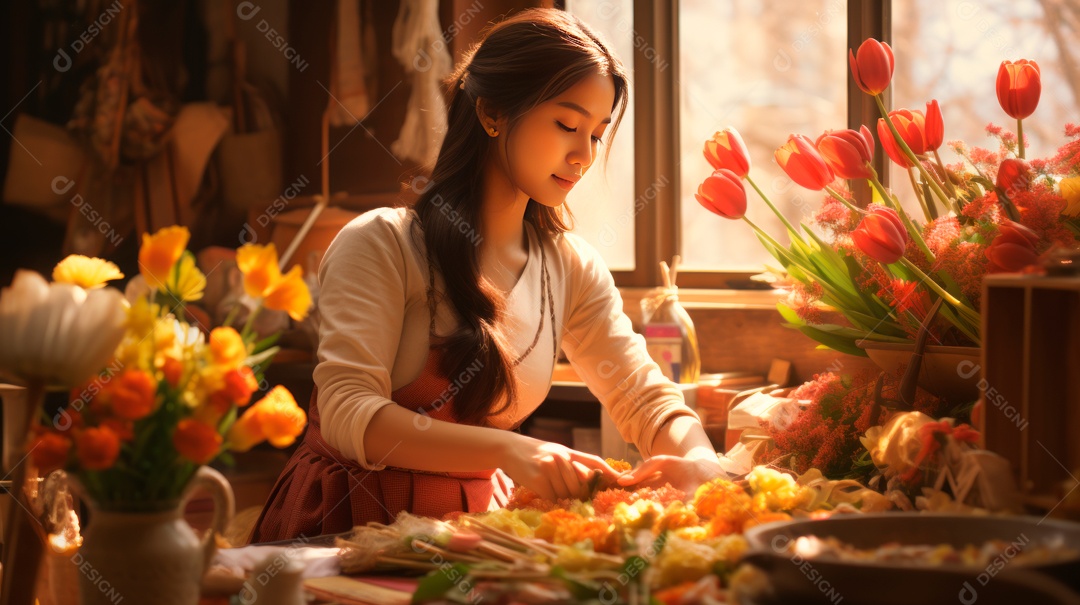 Dia da Mulher Tailandesa, 1º de agosto, IA generativa.