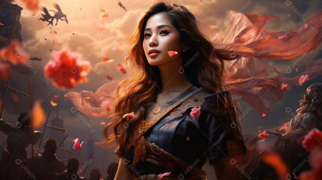 Dia da Mulher Tailandesa, 1º de agosto, IA generativa.