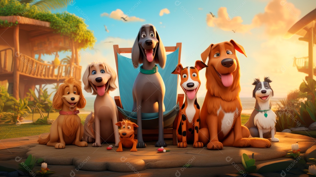 Dia Mundial do Cão, 26 de agosto IA generativa.