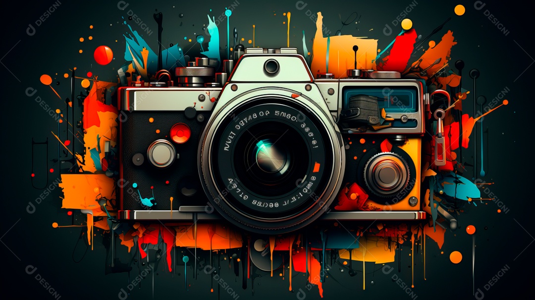 Dia Mundial da Fotografia a beleza de um mago IA generativa.