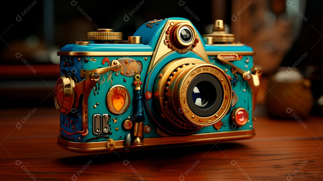 Dia Mundial da Fotografia a beleza de um mago IA generativa.