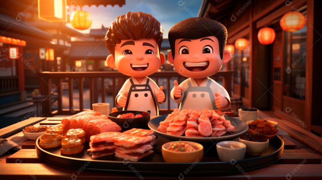 Dia de Yakiniku, Japão, 29 de agosto IA generativa.