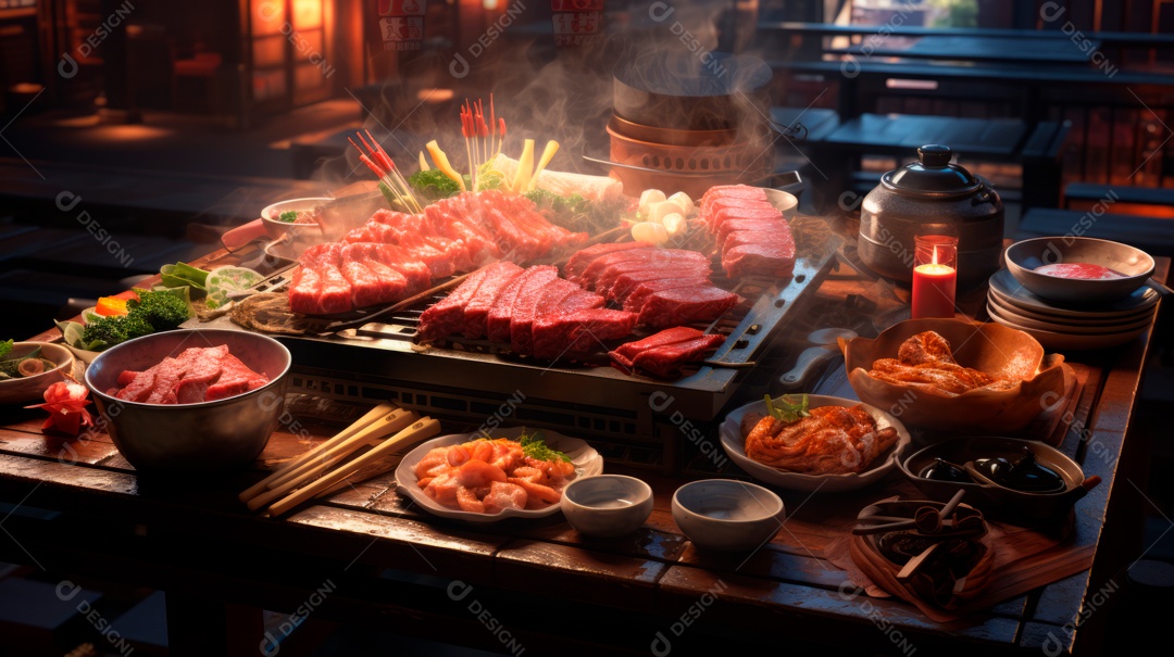 Dia de Yakiniku, Japão, 29 de agosto IA generativa.