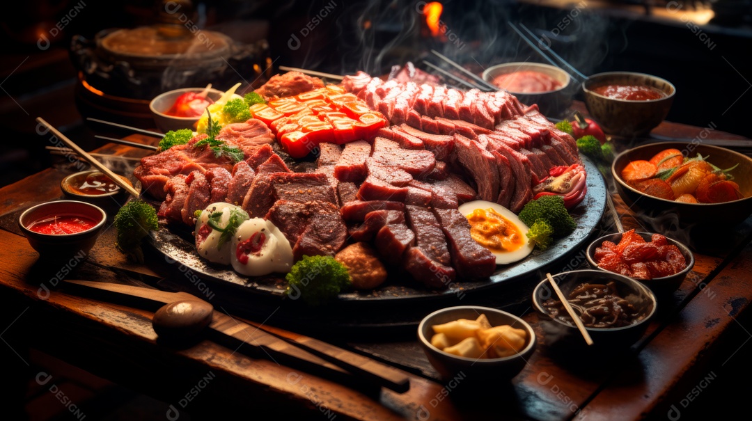 Dia de Yakiniku, Japão, 29 de agosto IA generativa.