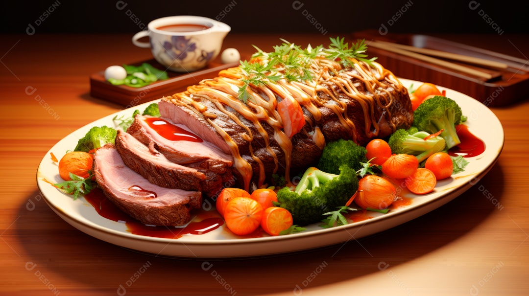 Dia de Yakiniku, Japão, 29 de agosto IA generativa.