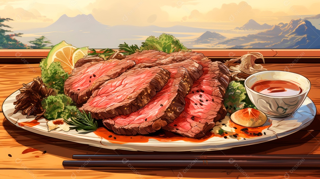 Dia de Yakiniku, Japão, 29 de agosto IA generativa.