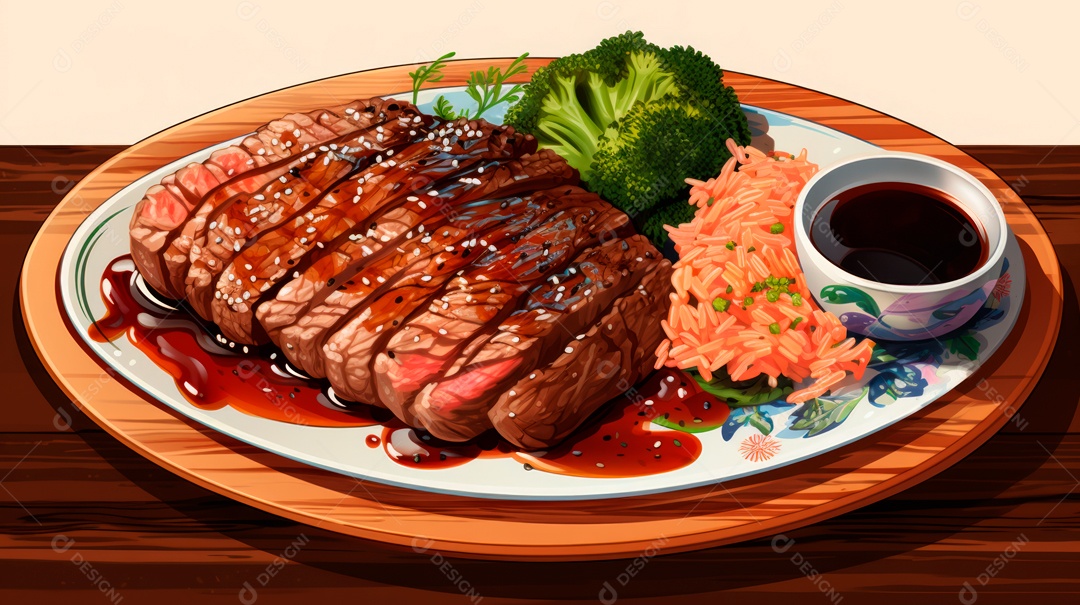 Dia de Yakiniku, Japão, 29 de agosto IA generativa.