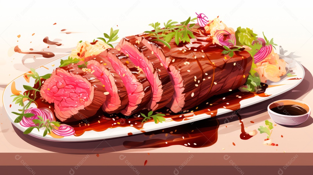 Dia de Yakiniku, Japão, 29 de agosto IA generativa.