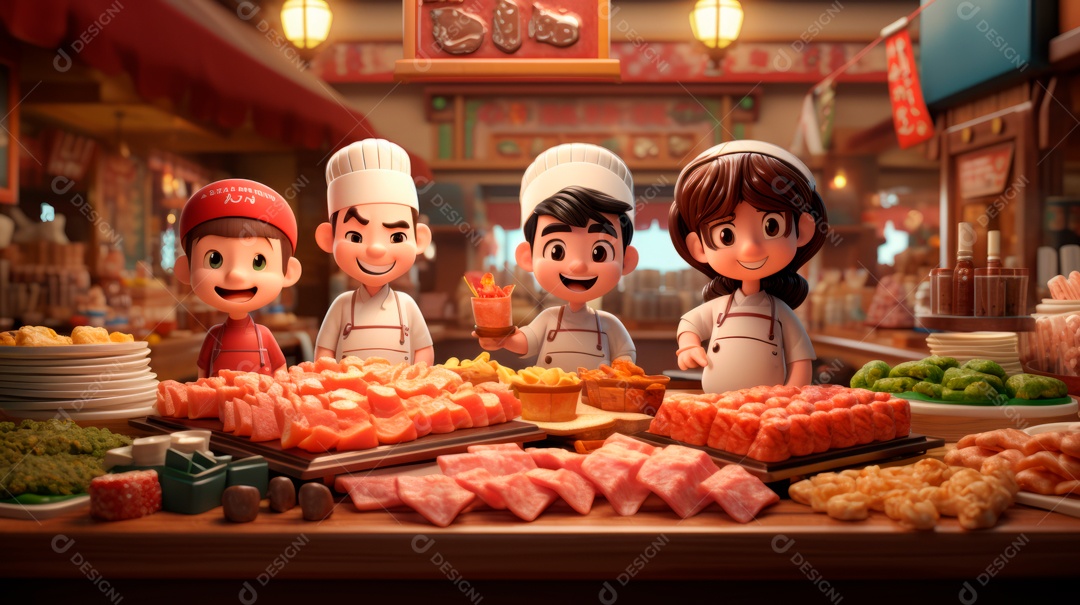 Dia de Yakiniku, Japão, 29 de agosto IA generativa.