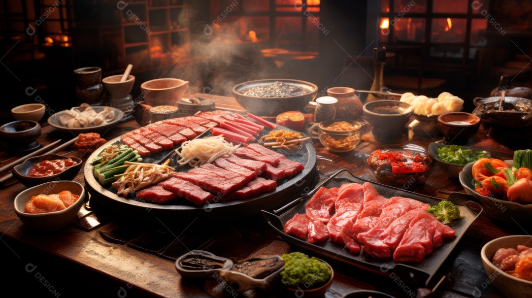 Dia de Yakiniku, Japão, 29 de agosto IA generativa.