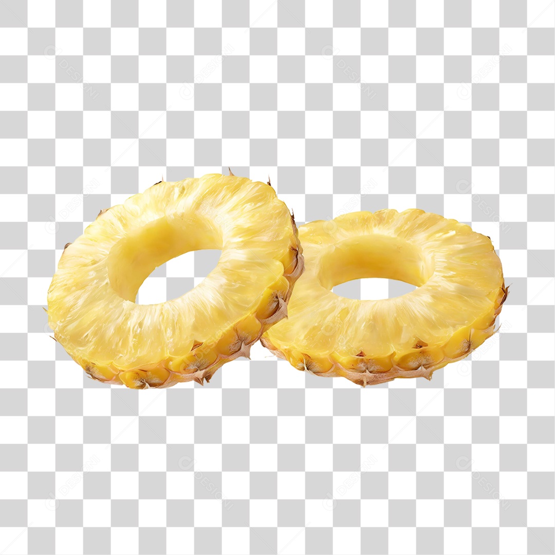 Fatias de Abacaxi PNG Transparente
