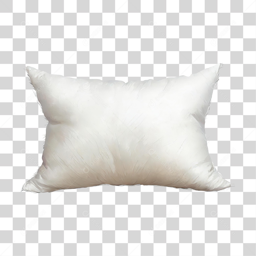 Travesseiro Branco PNG Transparente