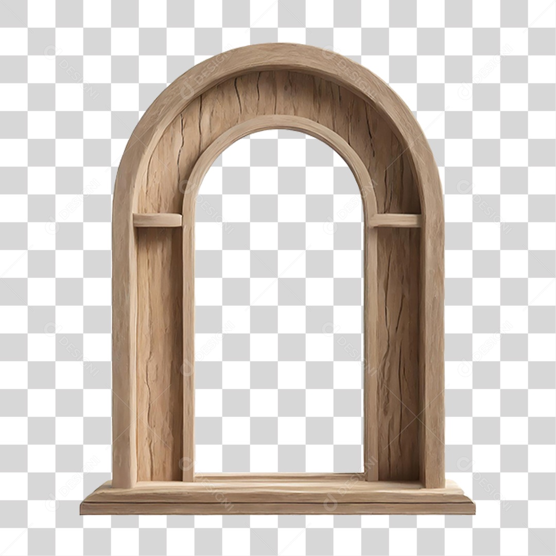 Janela de Madeira PNG Transparente