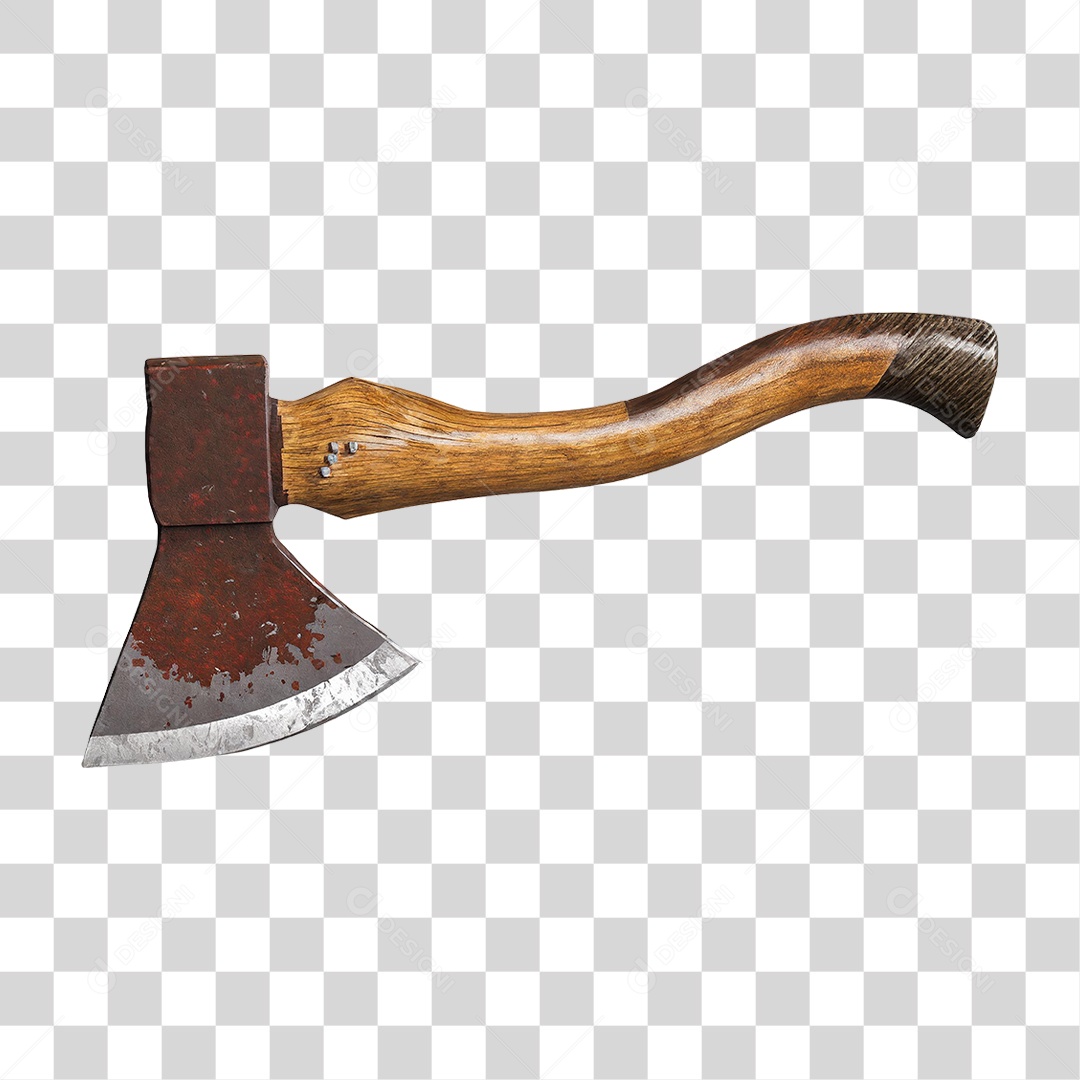 Machado Enferrujado PNG Transparente