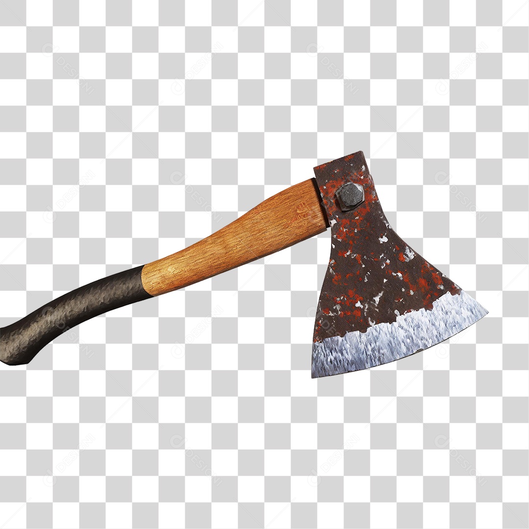 Machado Enferrujado PNG Transparente