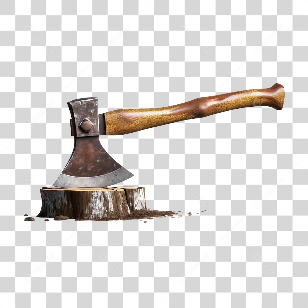 Machado Enferrujado PNG Transparente