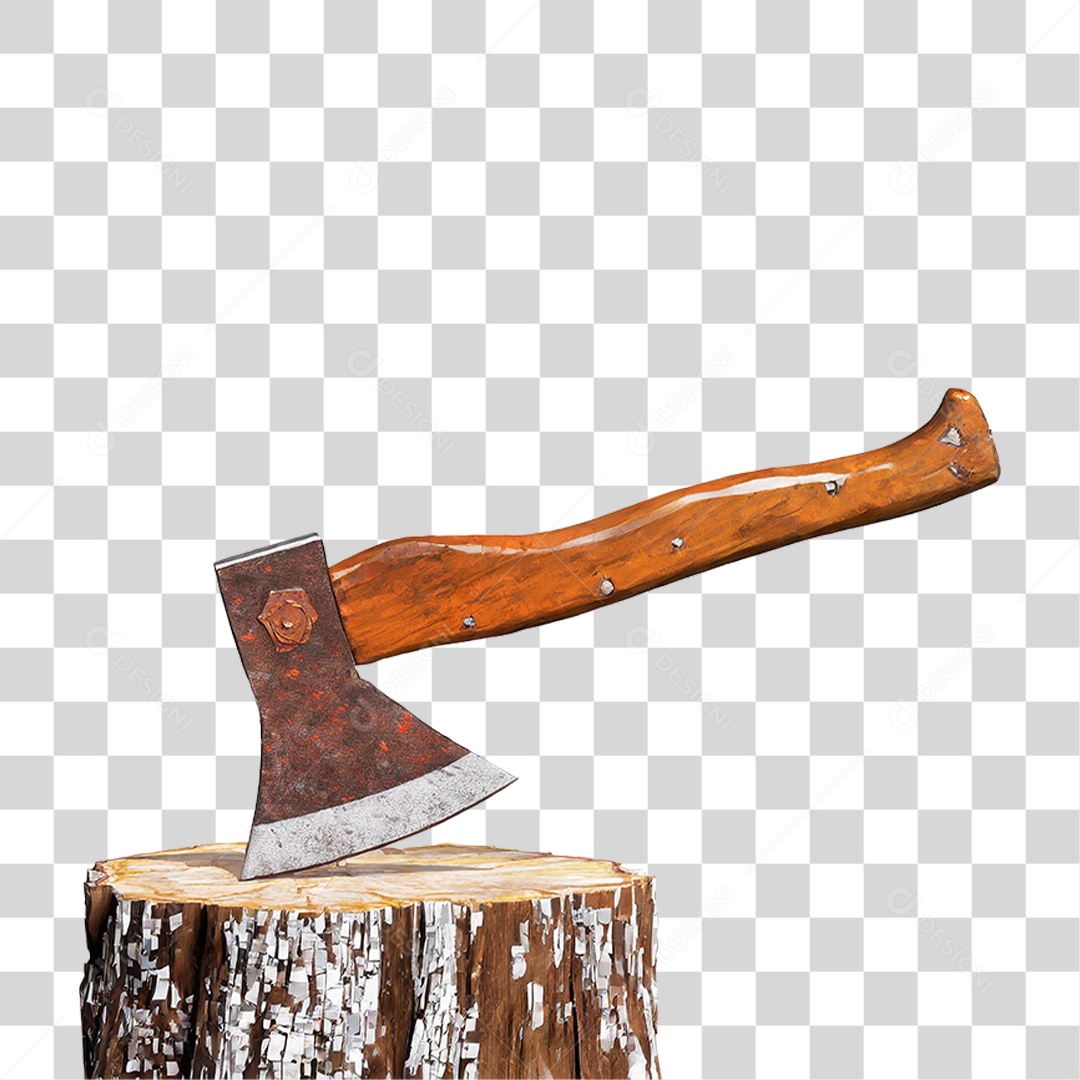 Machado Enferrujado PNG Transparente