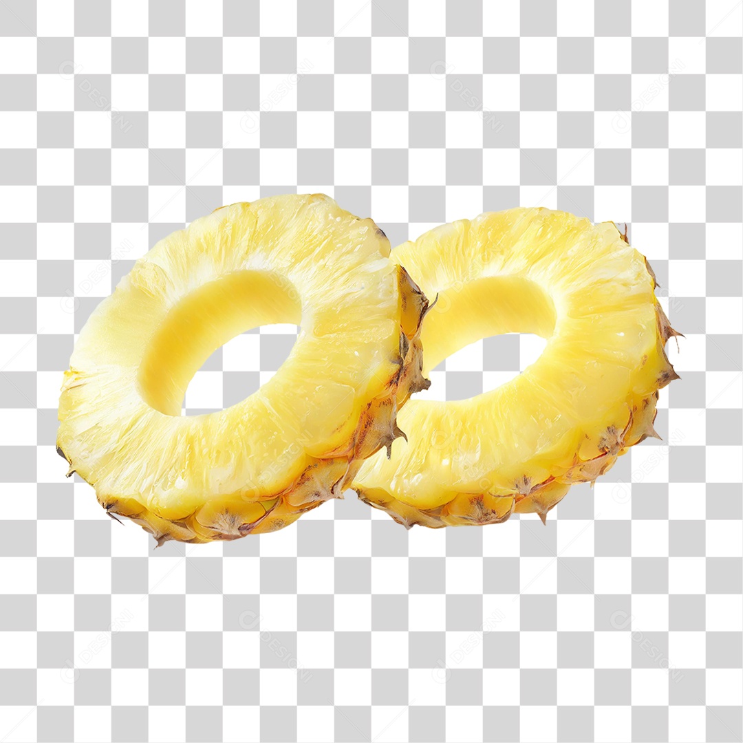 Fatia de Abacaxi PNG Transparente