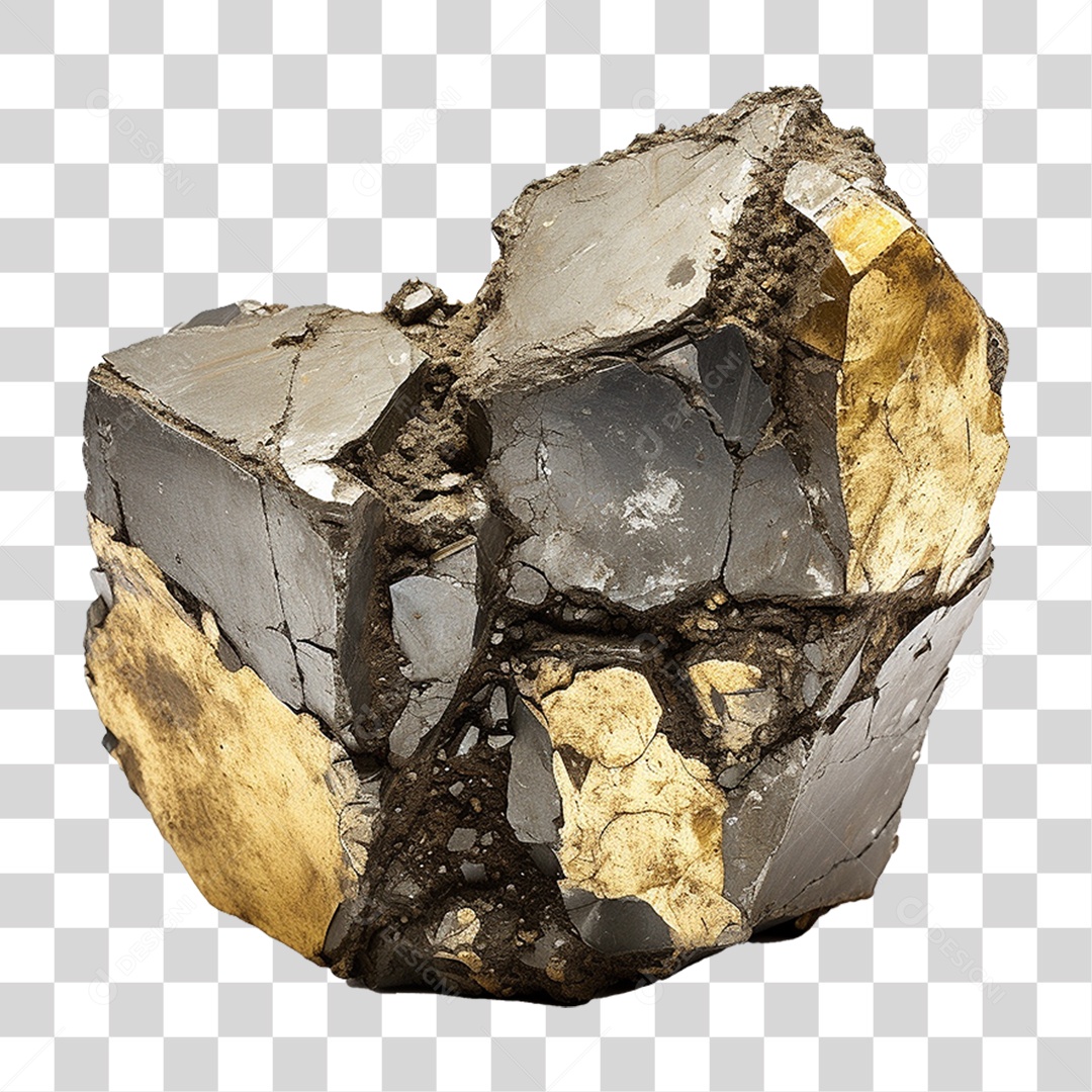 Minério Metal Rochas Garimpo PNG Transparente