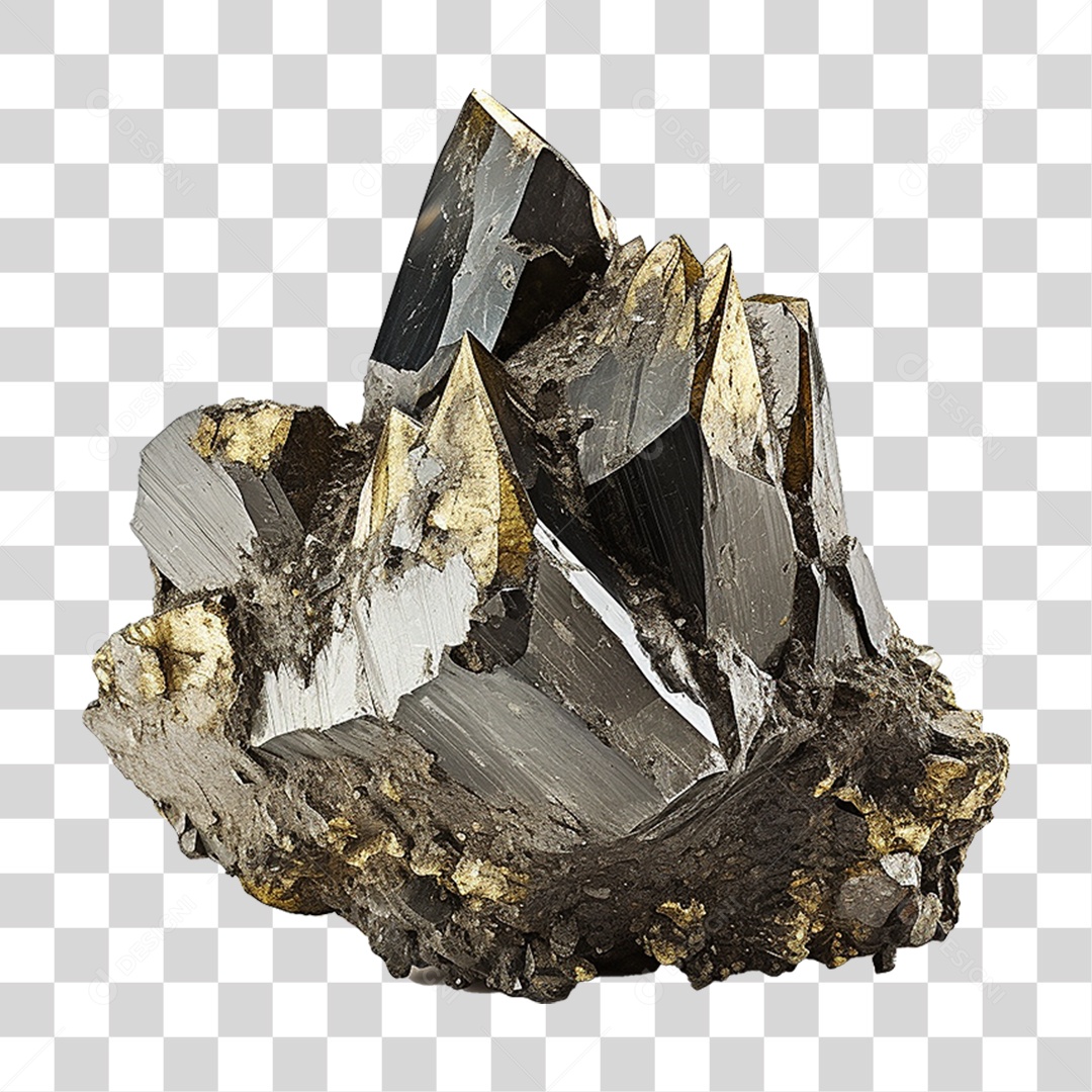 Minério Metal Rochas Garimpo PNG Transparente